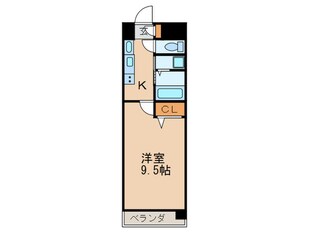 ラッフルズ東山の物件間取画像